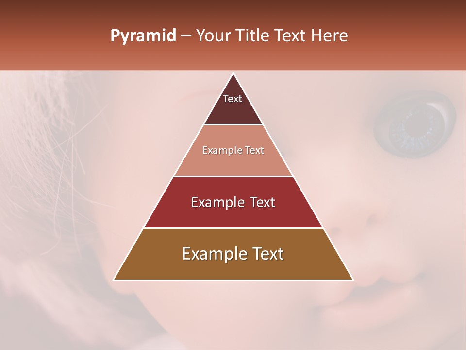 A Close Up Of A Doll With Blue Eyes PowerPoint Template