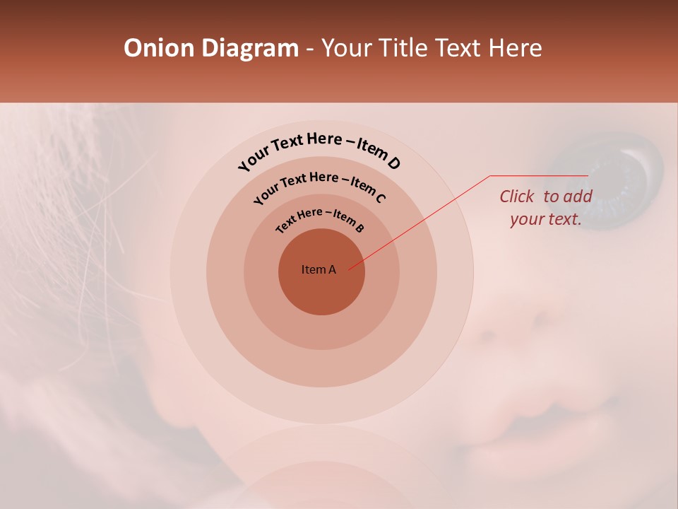 A Close Up Of A Doll With Blue Eyes PowerPoint Template