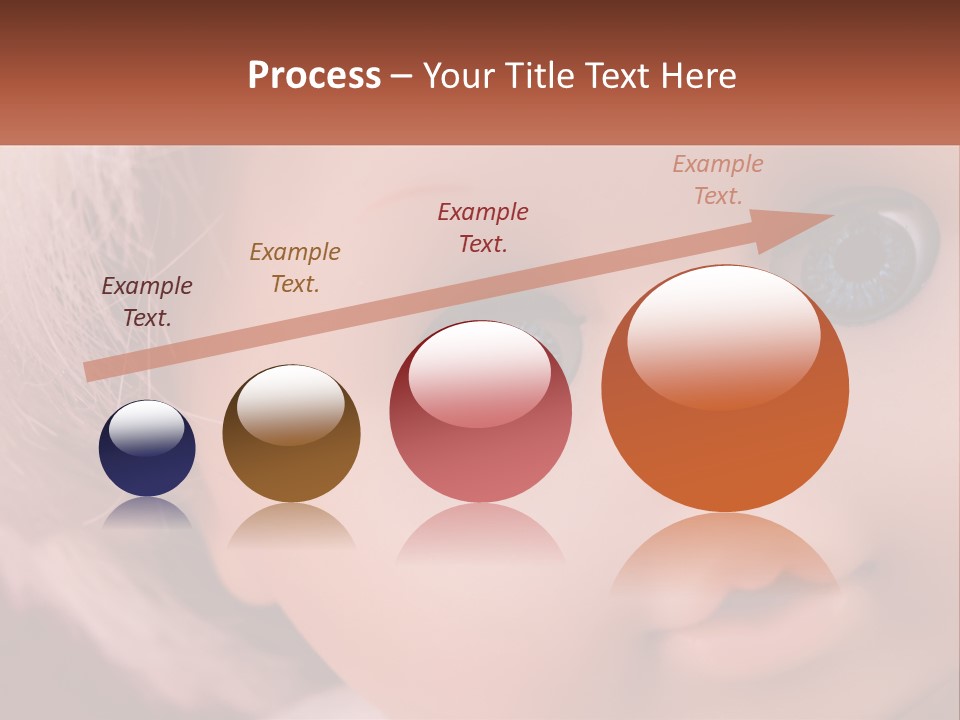 A Close Up Of A Doll With Blue Eyes PowerPoint Template
