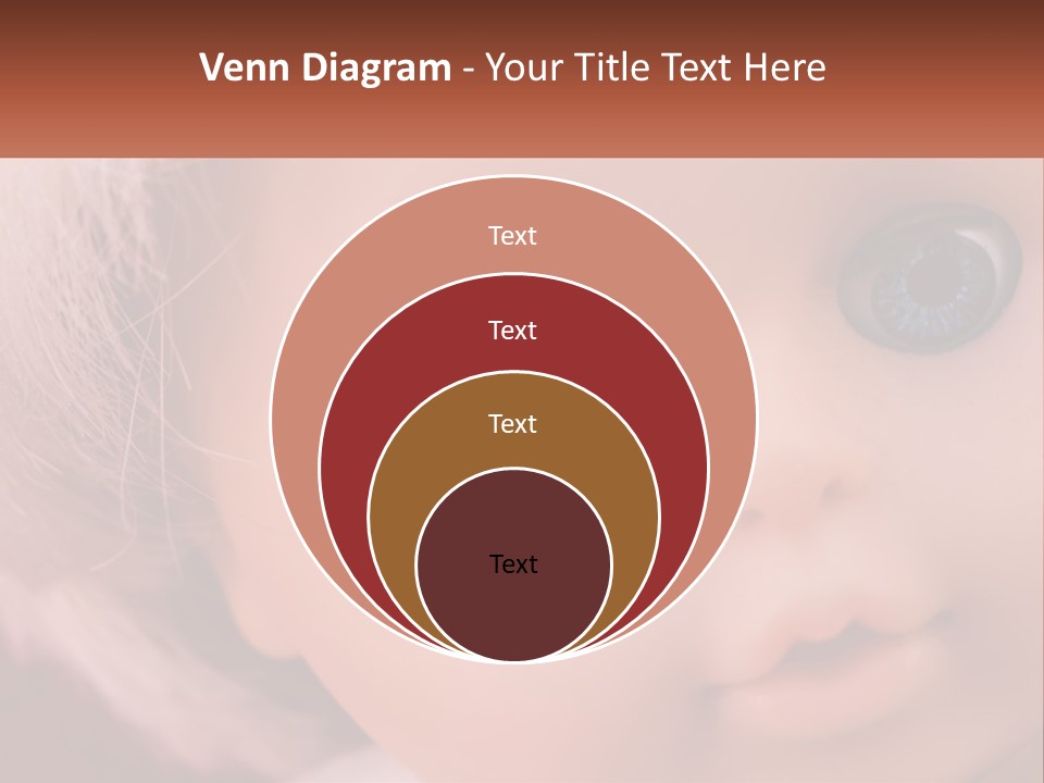 A Close Up Of A Doll With Blue Eyes PowerPoint Template