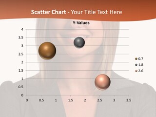 A Woman In A Business Suit Is Smiling For The Camera PowerPoint Template