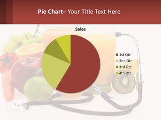 A Medical Powerpoint Presentation With Fruits And Vegetables PowerPoint Template