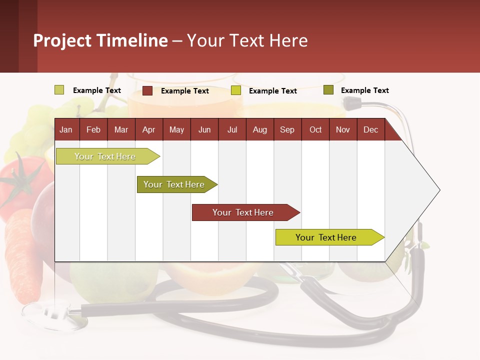 A Medical Powerpoint Presentation With Fruits And Vegetables PowerPoint Template
