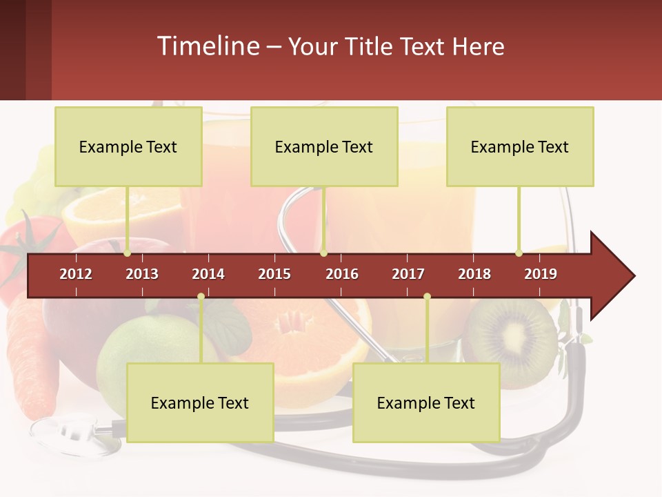 A Medical Powerpoint Presentation With Fruits And Vegetables PowerPoint Template