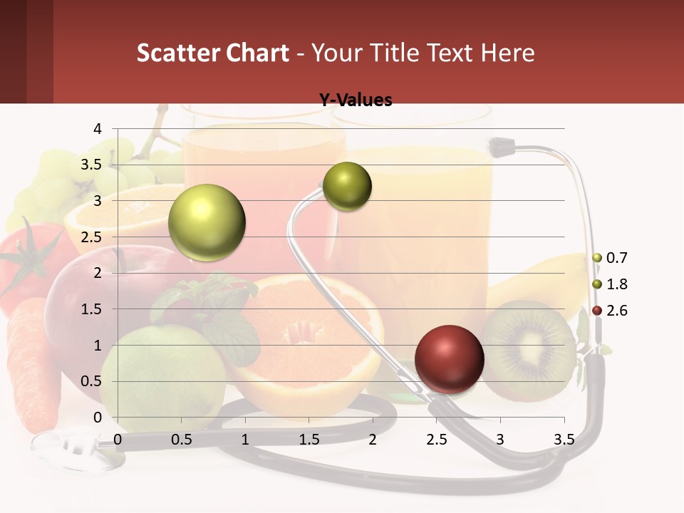 A Medical Powerpoint Presentation With Fruits And Vegetables PowerPoint Template