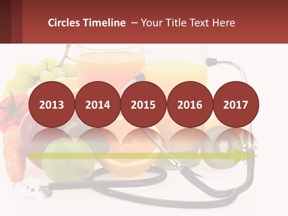 A Medical Powerpoint Presentation With Fruits And Vegetables PowerPoint Template