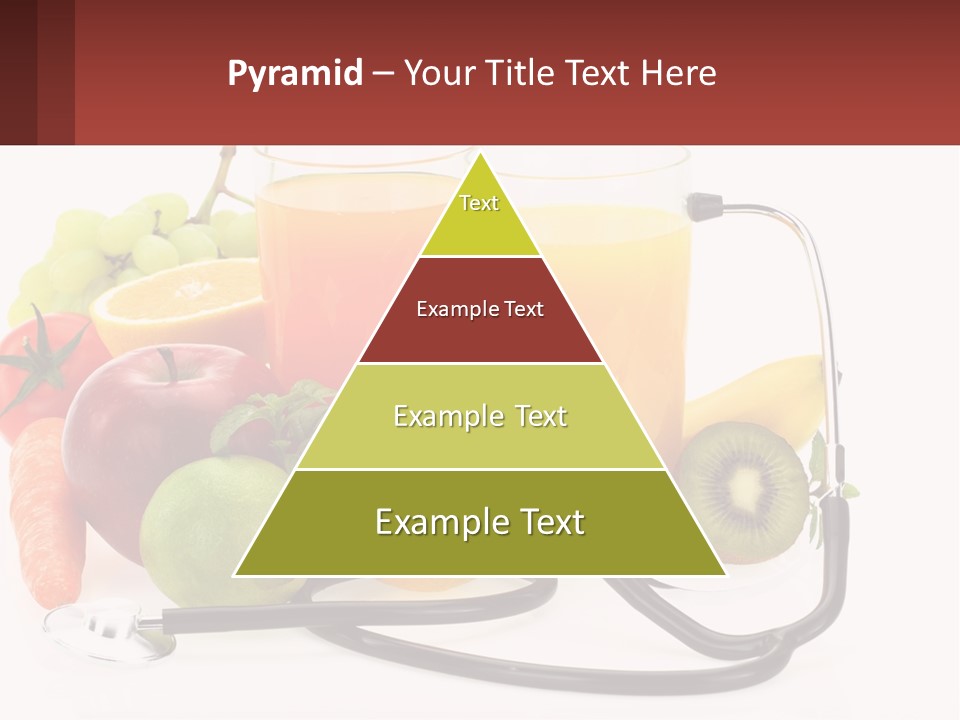 A Medical Powerpoint Presentation With Fruits And Vegetables PowerPoint Template