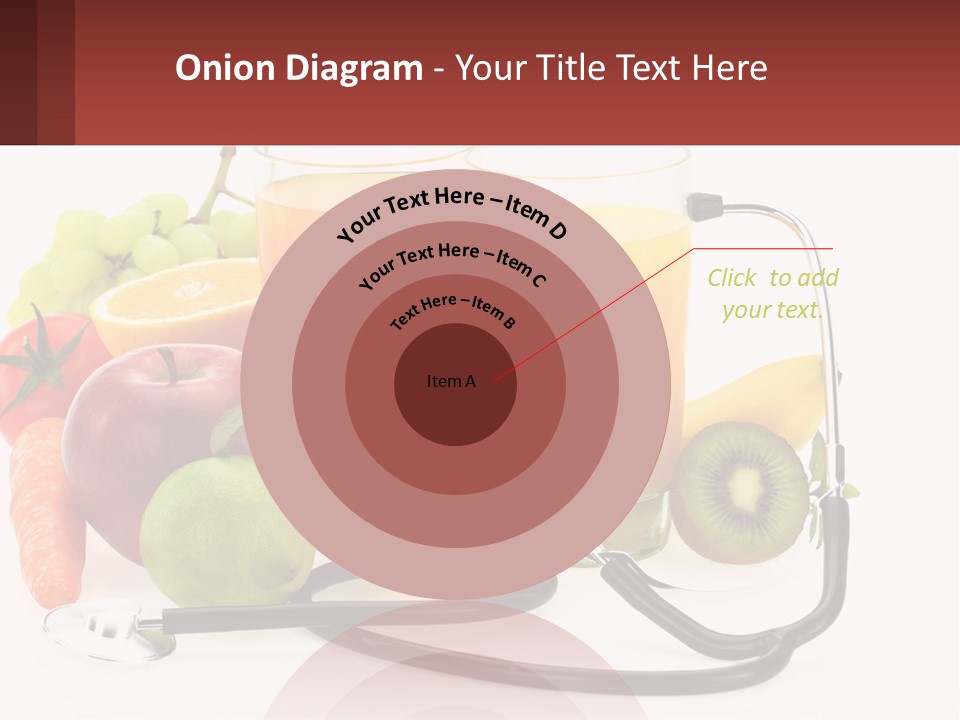 A Medical Powerpoint Presentation With Fruits And Vegetables PowerPoint Template
