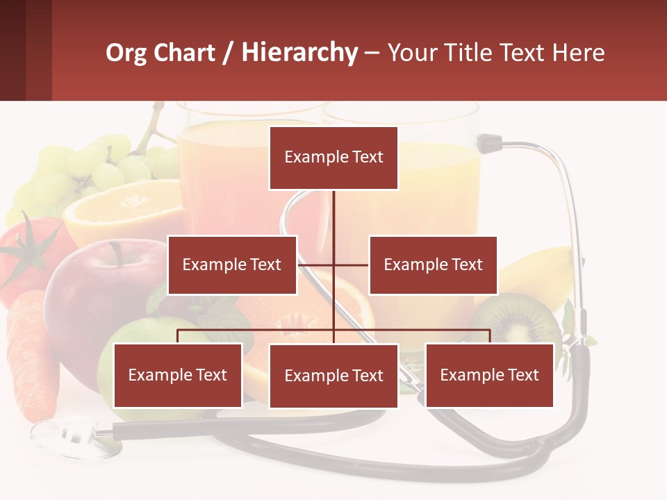 A Medical Powerpoint Presentation With Fruits And Vegetables PowerPoint Template