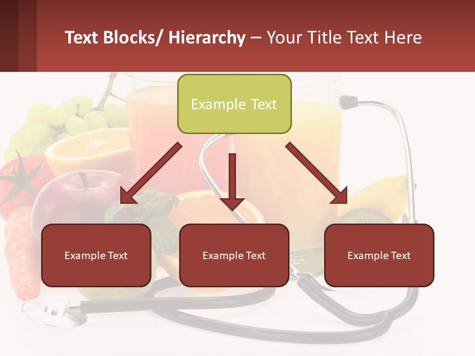 A Medical Powerpoint Presentation With Fruits And Vegetables PowerPoint Template