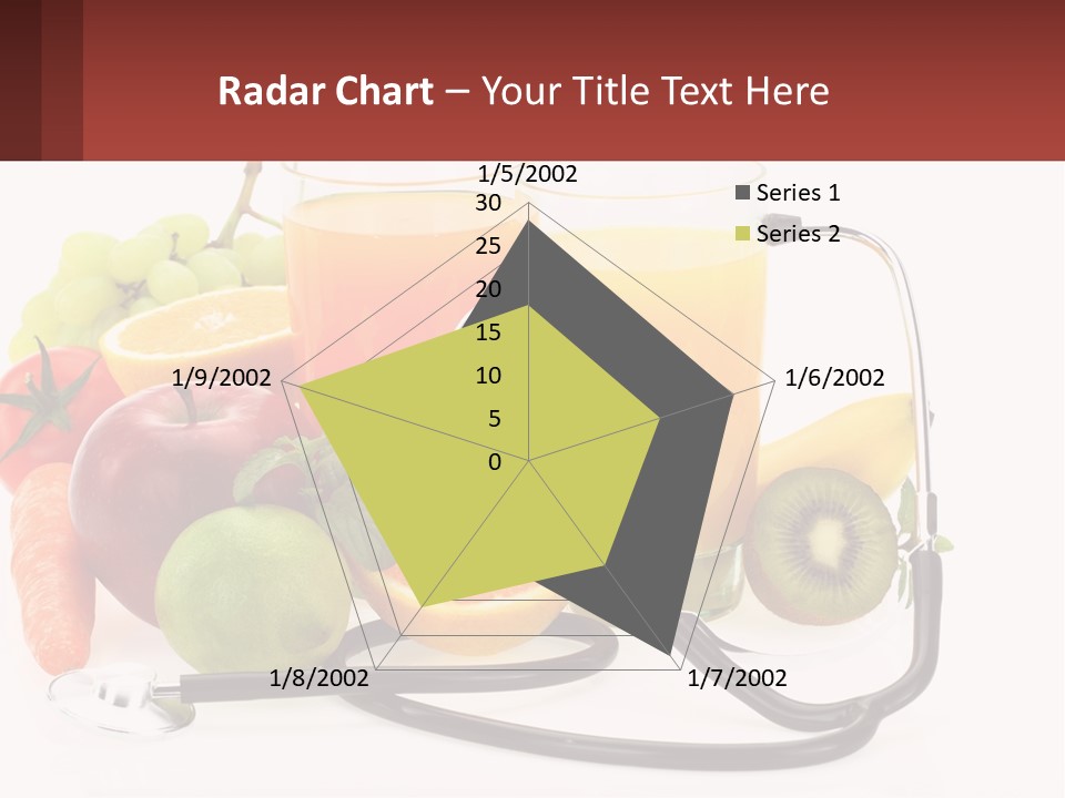 A Medical Powerpoint Presentation With Fruits And Vegetables PowerPoint Template