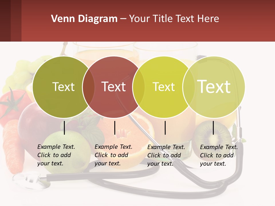A Medical Powerpoint Presentation With Fruits And Vegetables PowerPoint Template
