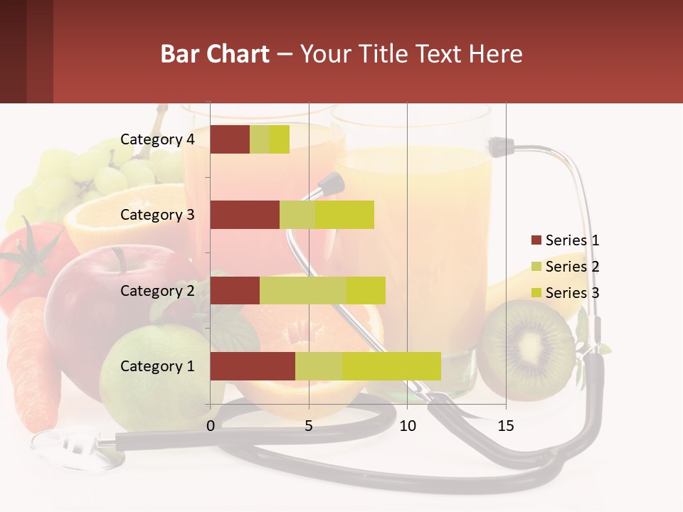 A Medical Powerpoint Presentation With Fruits And Vegetables PowerPoint Template