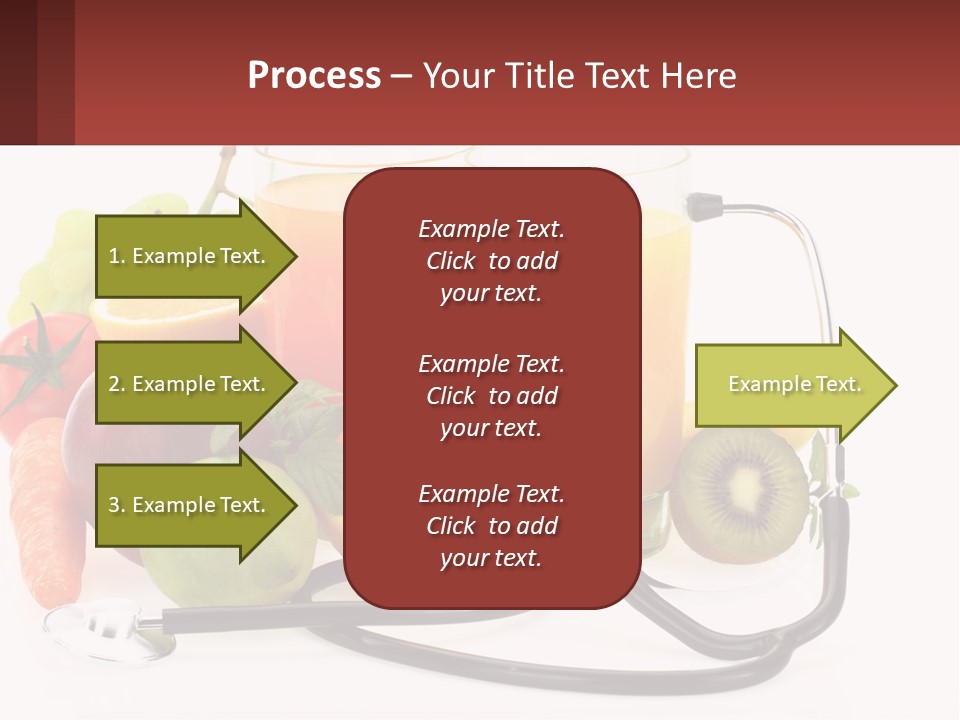 A Medical Powerpoint Presentation With Fruits And Vegetables PowerPoint Template