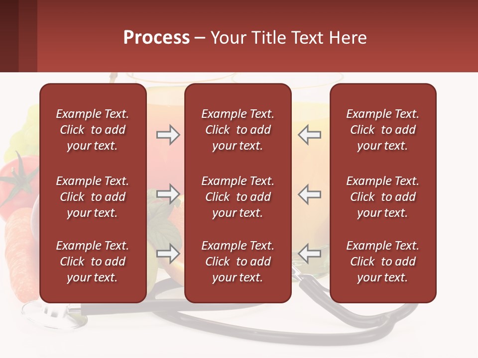 A Medical Powerpoint Presentation With Fruits And Vegetables PowerPoint Template