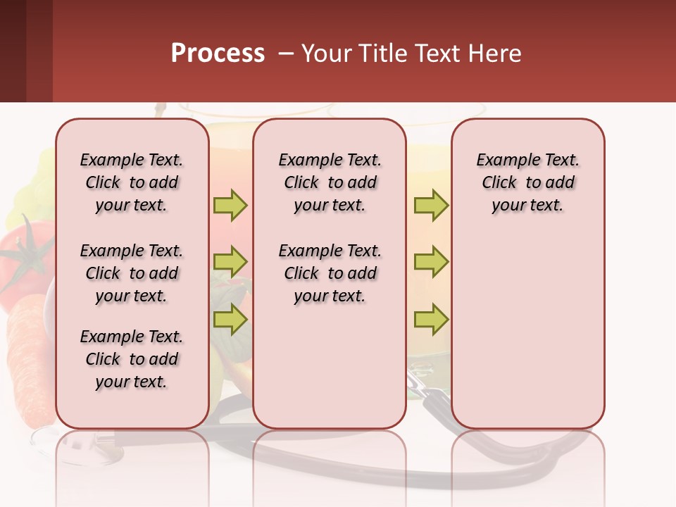 A Medical Powerpoint Presentation With Fruits And Vegetables PowerPoint Template