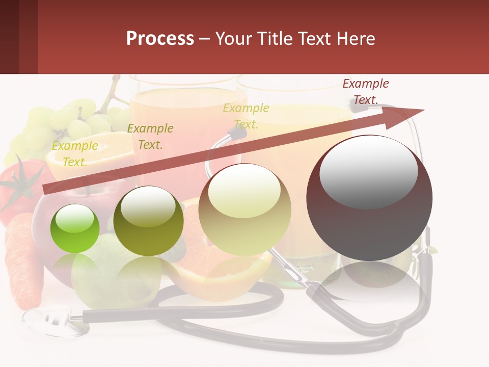 A Medical Powerpoint Presentation With Fruits And Vegetables PowerPoint Template