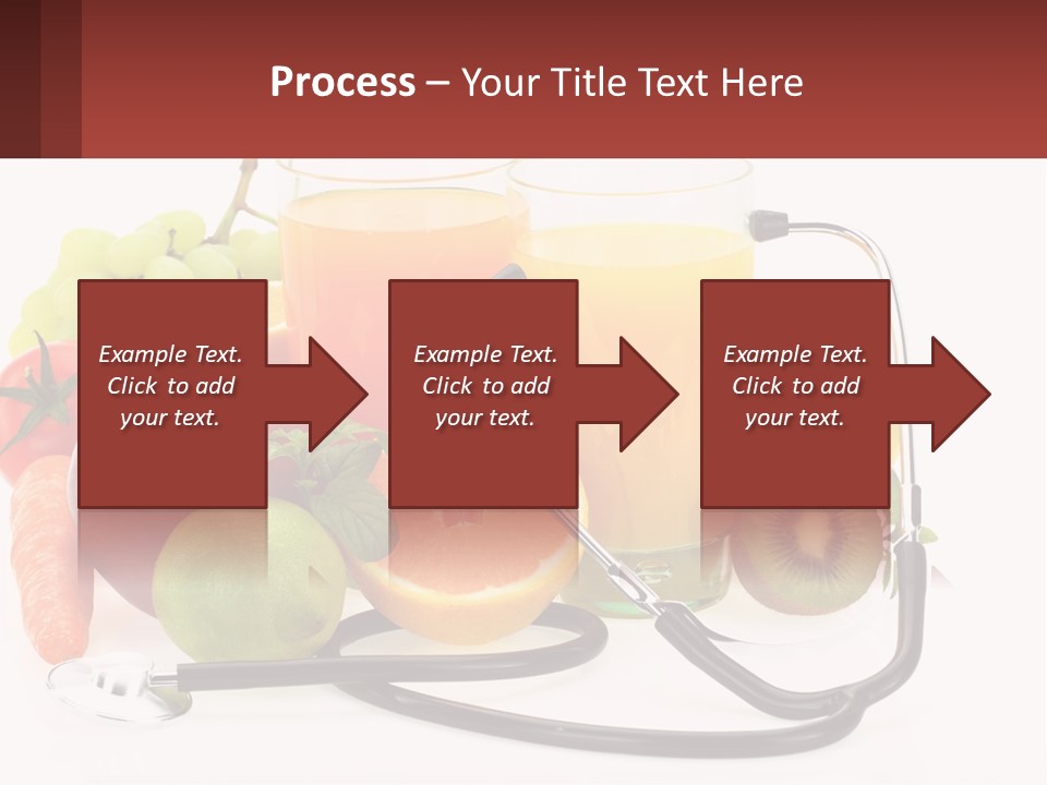 A Medical Powerpoint Presentation With Fruits And Vegetables PowerPoint Template
