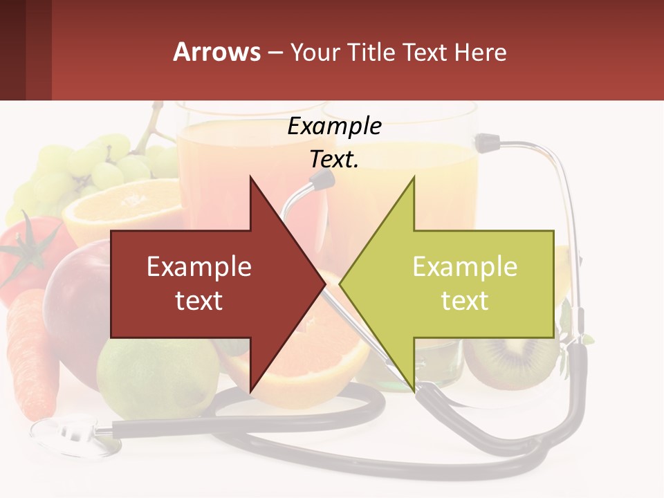 A Medical Powerpoint Presentation With Fruits And Vegetables PowerPoint Template