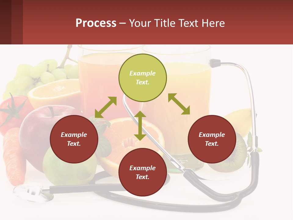 A Medical Powerpoint Presentation With Fruits And Vegetables PowerPoint Template