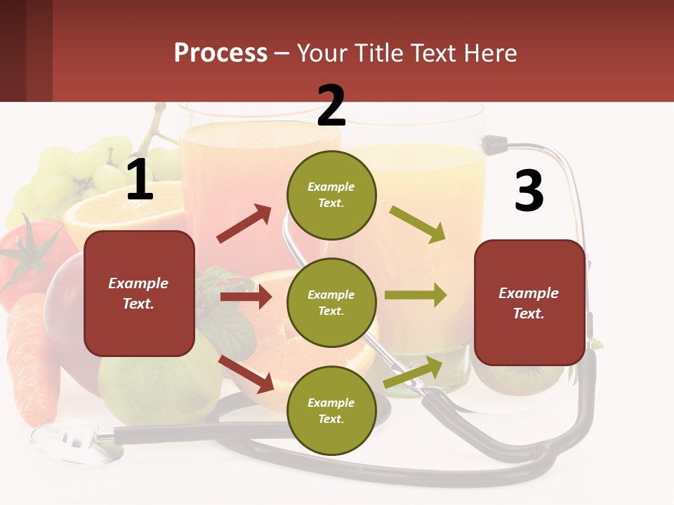 A Medical Powerpoint Presentation With Fruits And Vegetables PowerPoint Template