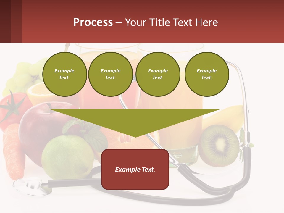 A Medical Powerpoint Presentation With Fruits And Vegetables PowerPoint Template