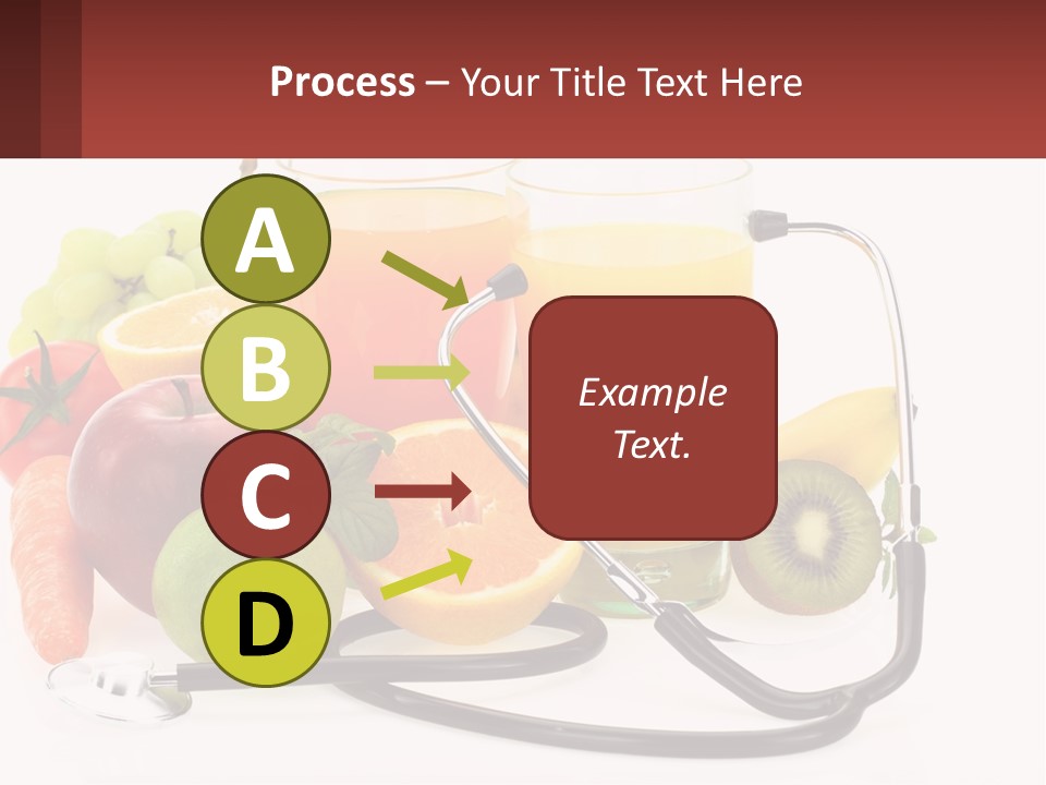 A Medical Powerpoint Presentation With Fruits And Vegetables PowerPoint Template