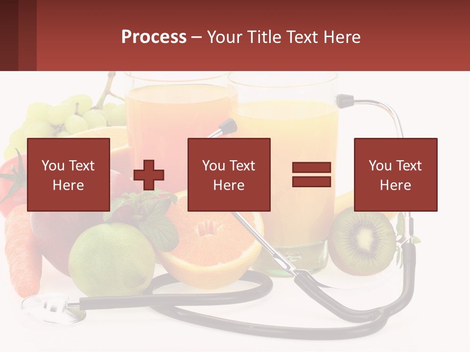 A Medical Powerpoint Presentation With Fruits And Vegetables PowerPoint Template