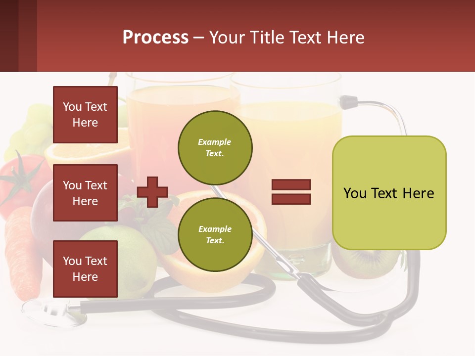 A Medical Powerpoint Presentation With Fruits And Vegetables PowerPoint Template