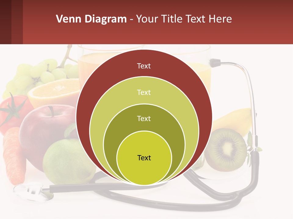 A Medical Powerpoint Presentation With Fruits And Vegetables PowerPoint Template