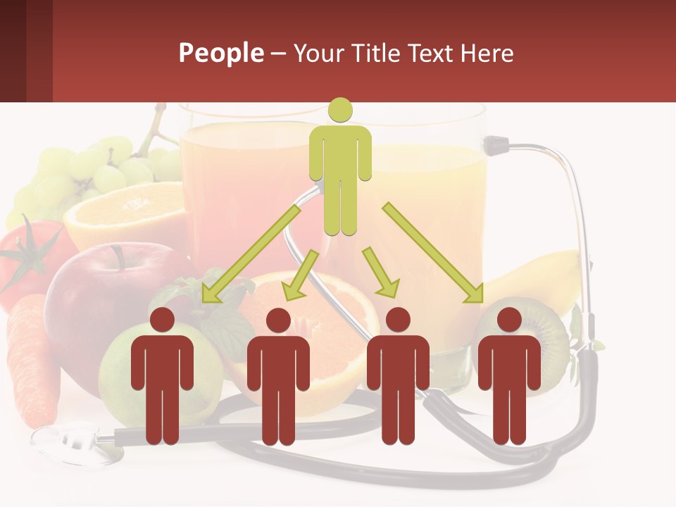 A Medical Powerpoint Presentation With Fruits And Vegetables PowerPoint Template