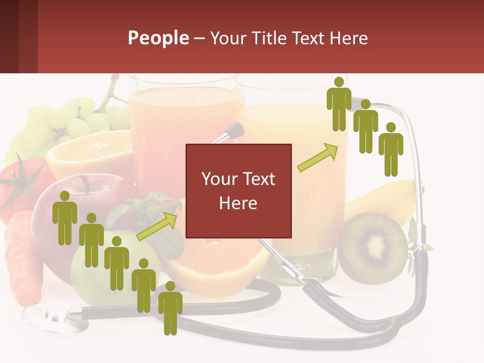 A Medical Powerpoint Presentation With Fruits And Vegetables PowerPoint Template
