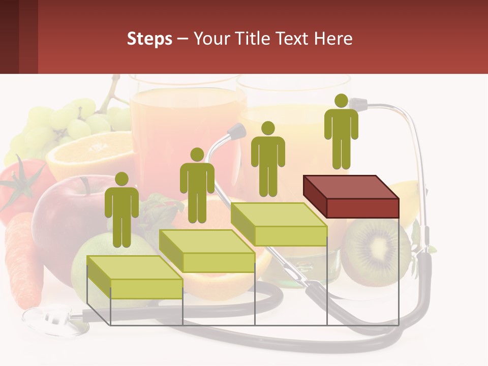A Medical Powerpoint Presentation With Fruits And Vegetables PowerPoint Template