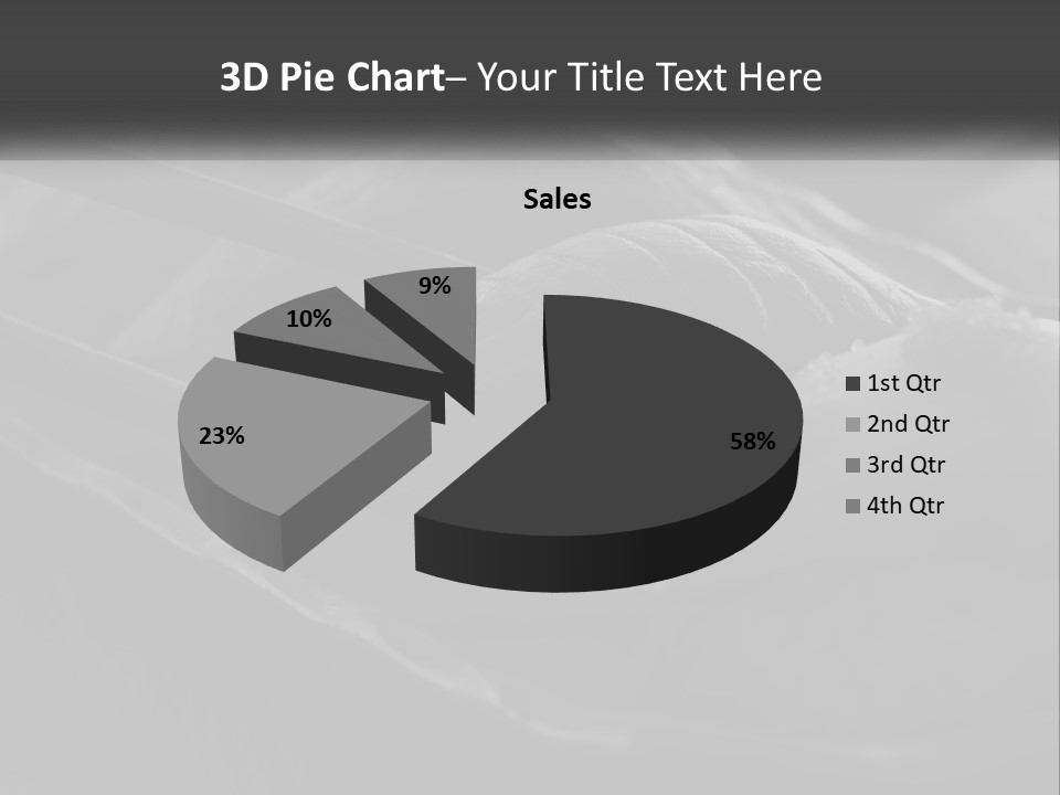 A Plate Of Sushi With Chopsticks On It PowerPoint Template