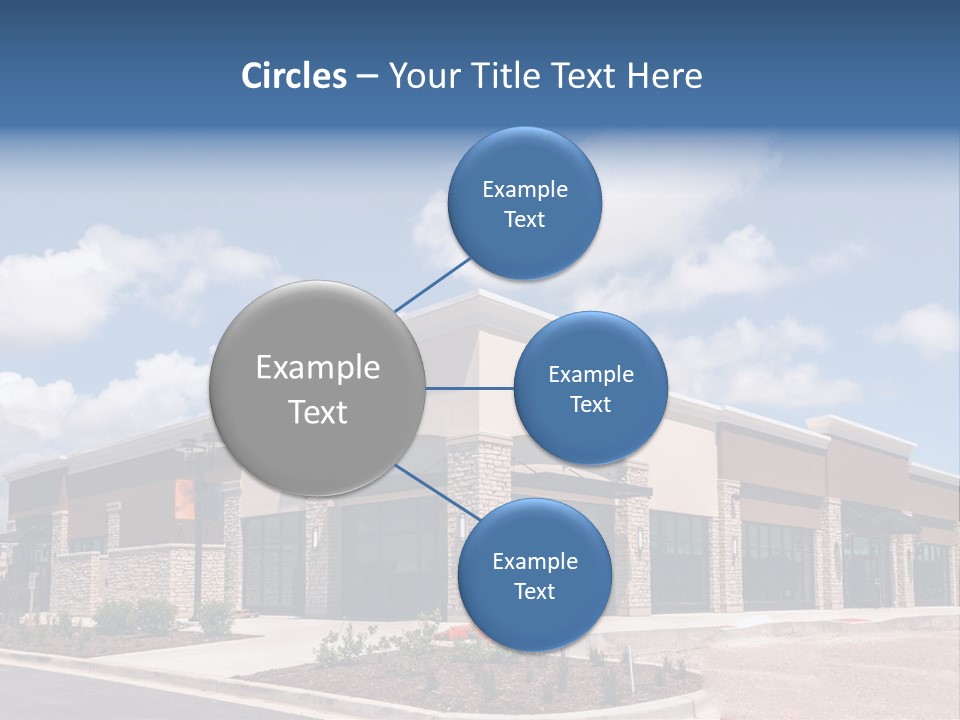 A Picture Of A Building With A Sky Background PowerPoint Template