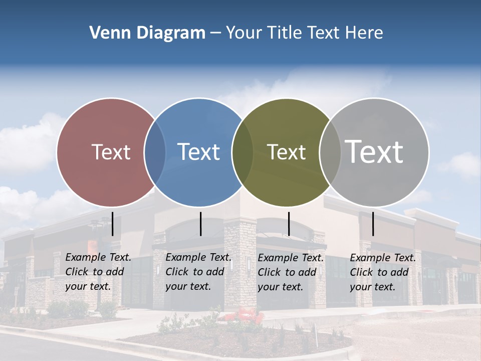 A Picture Of A Building With A Sky Background PowerPoint Template