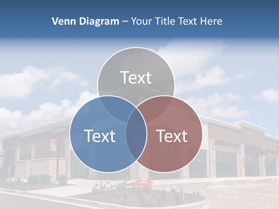 A Picture Of A Building With A Sky Background PowerPoint Template