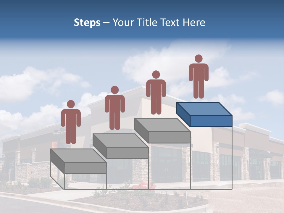 A Picture Of A Building With A Sky Background PowerPoint Template