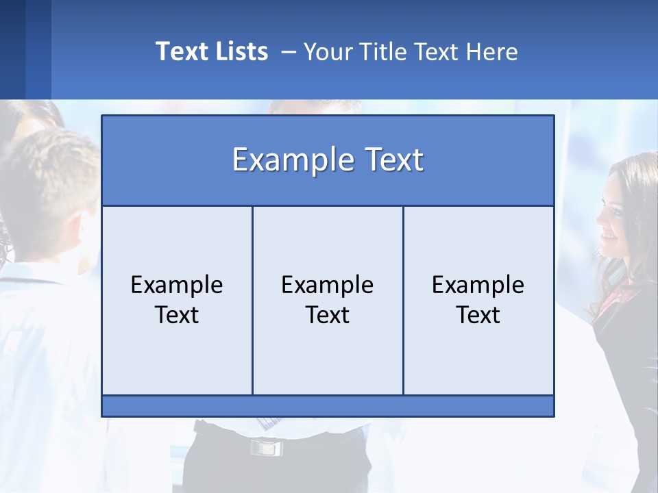 A Group Of People Standing Around Each Other Talking PowerPoint Template
