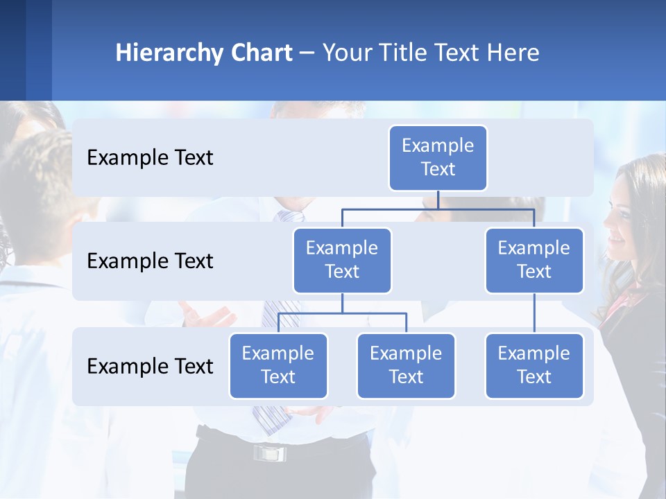 A Group Of People Standing Around Each Other Talking PowerPoint Template