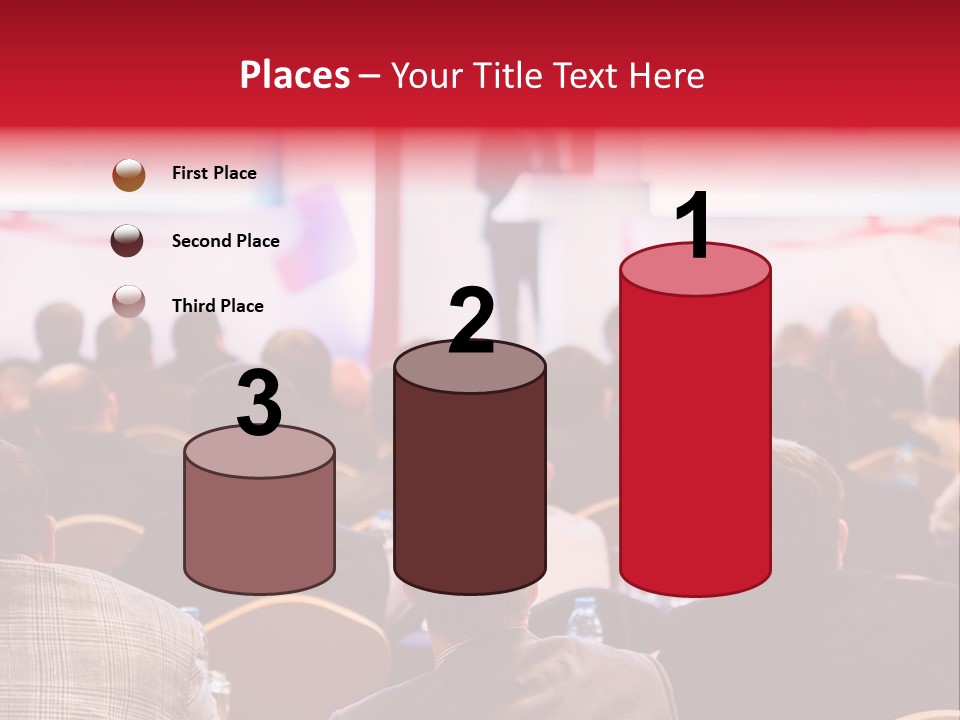 A Man Giving A Presentation To A Group Of People PowerPoint Template