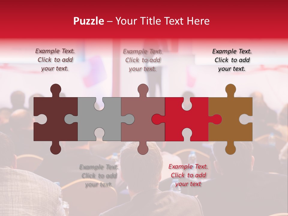 A Man Giving A Presentation To A Group Of People PowerPoint Template