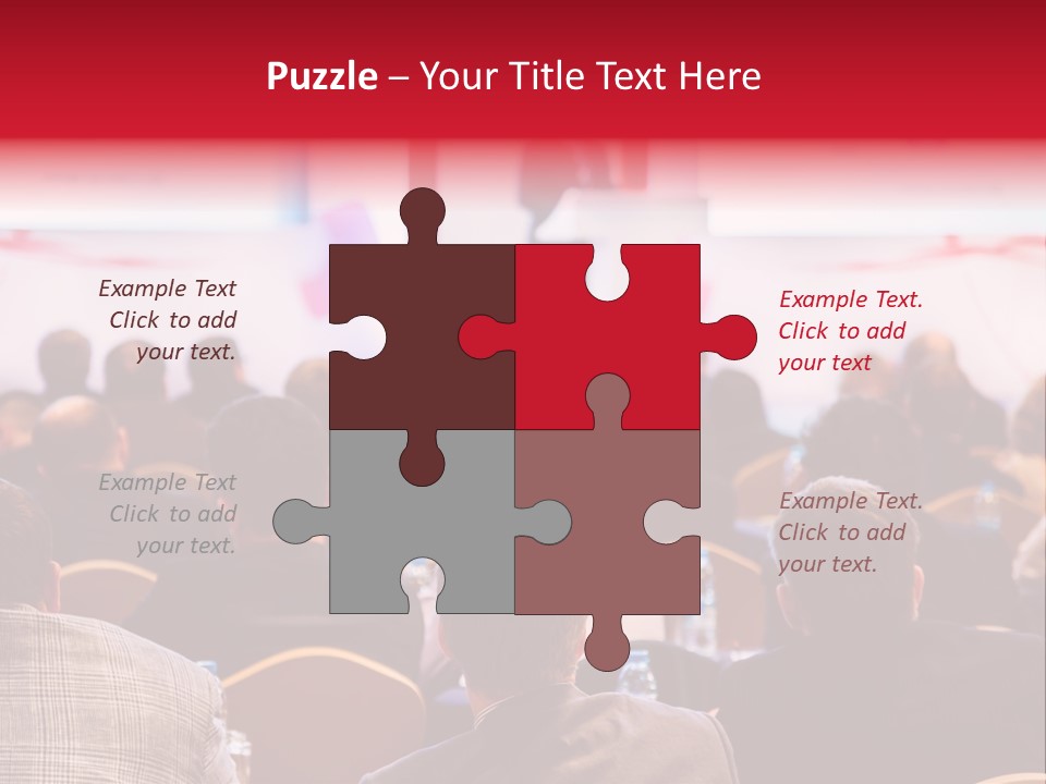 A Man Giving A Presentation To A Group Of People PowerPoint Template
