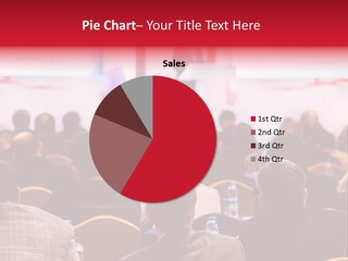 A Man Giving A Presentation To A Group Of People PowerPoint Template