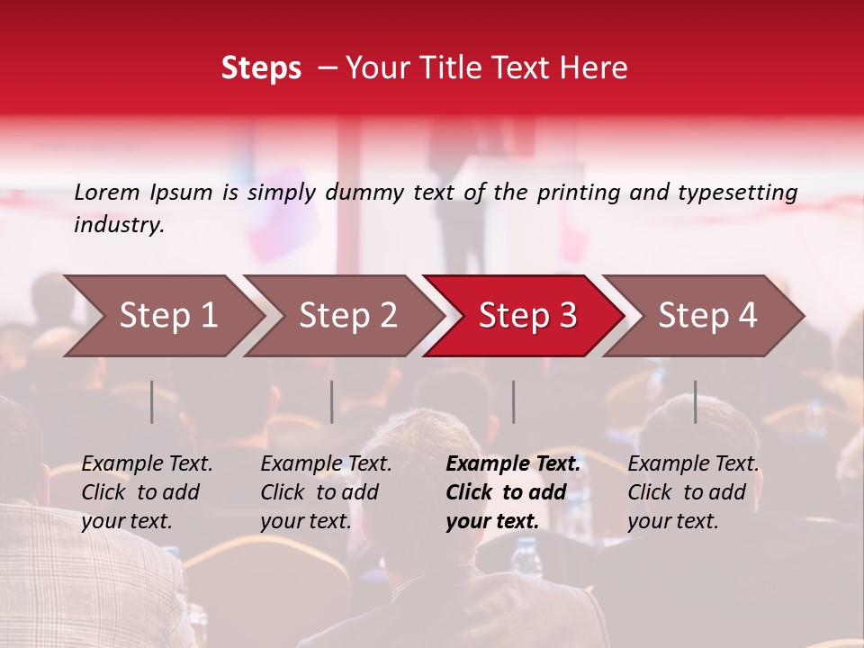 A Man Giving A Presentation To A Group Of People PowerPoint Template