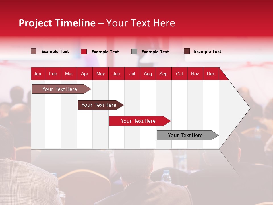 A Man Giving A Presentation To A Group Of People PowerPoint Template