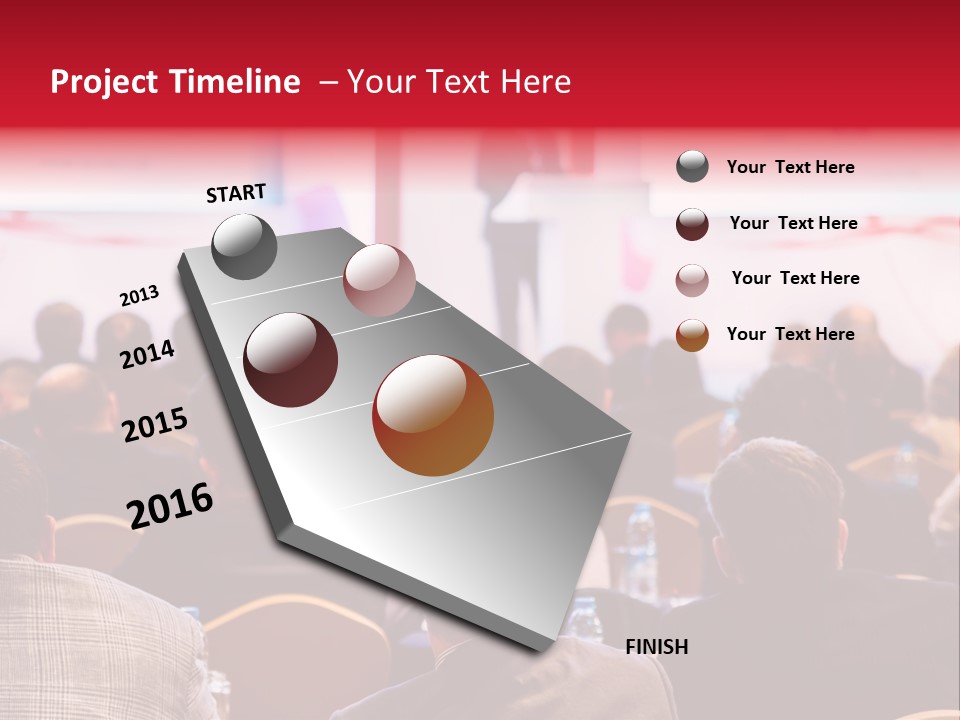 A Man Giving A Presentation To A Group Of People PowerPoint Template