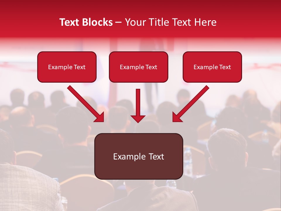 A Man Giving A Presentation To A Group Of People PowerPoint Template