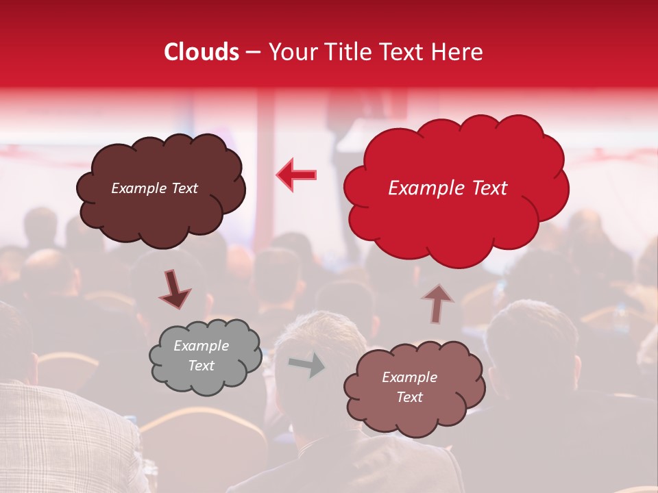 A Man Giving A Presentation To A Group Of People PowerPoint Template