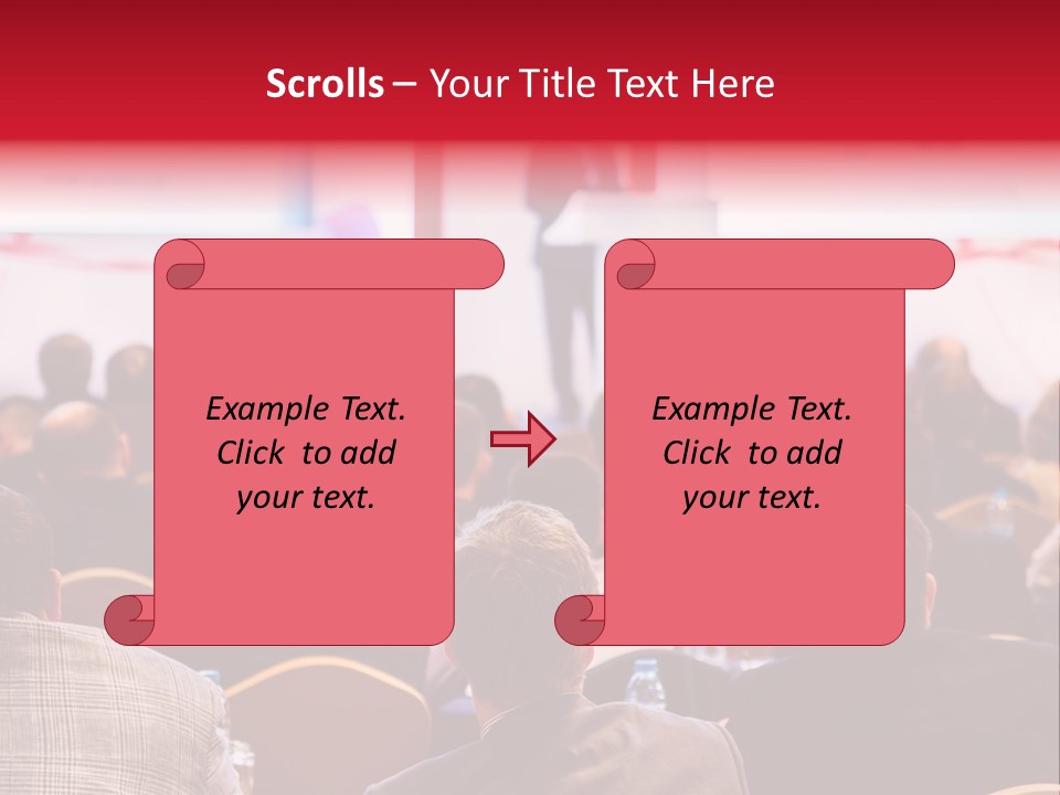 A Man Giving A Presentation To A Group Of People PowerPoint Template